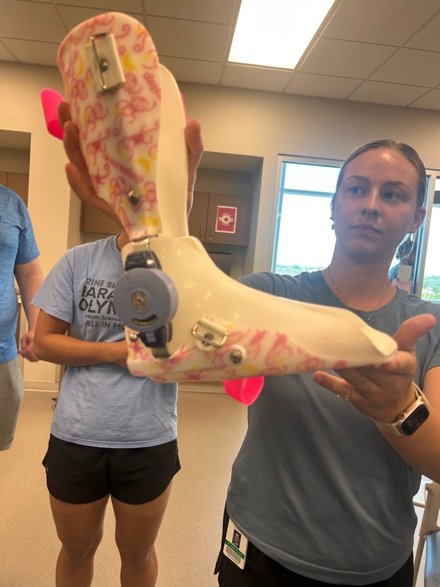 <p>**inner boot to hold ankle in neutral or DF position overnight</p><p>**used for populations that are at risk of PF contractures or toe walkers that have the PROM available</p><p>**whatever else you think you got this</p>
