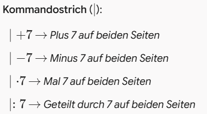 <p><strong>Kommandostrich</strong></p>