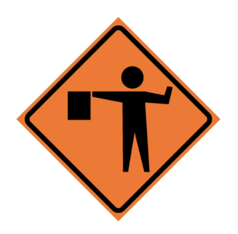 <p>Flag Person Sign</p>