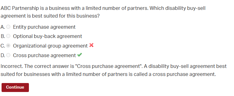 <p>cross purchase agreementf</p>
