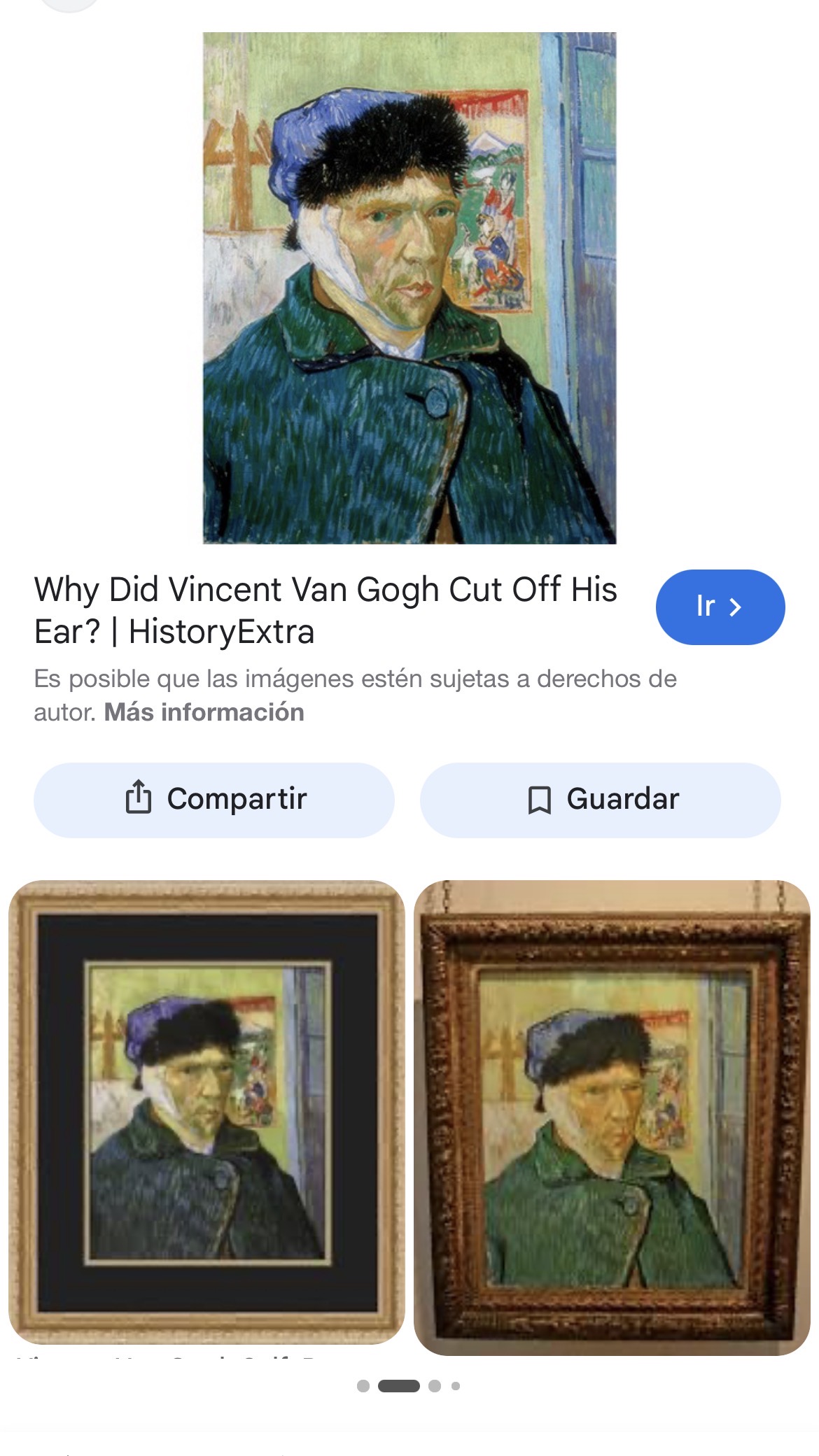 <p>Vicente Va Gogh ( bandaged ear self portrait  ) post-impresionism </p>