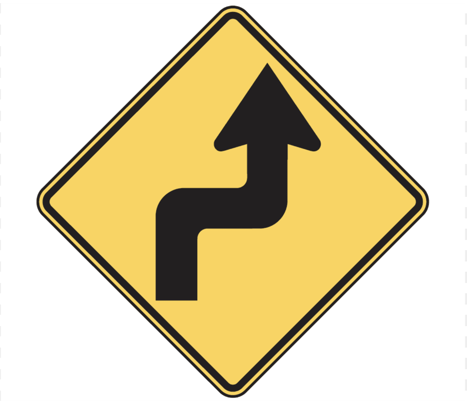 <p>Turns and Curves: Right and Left Turns Coming</p>