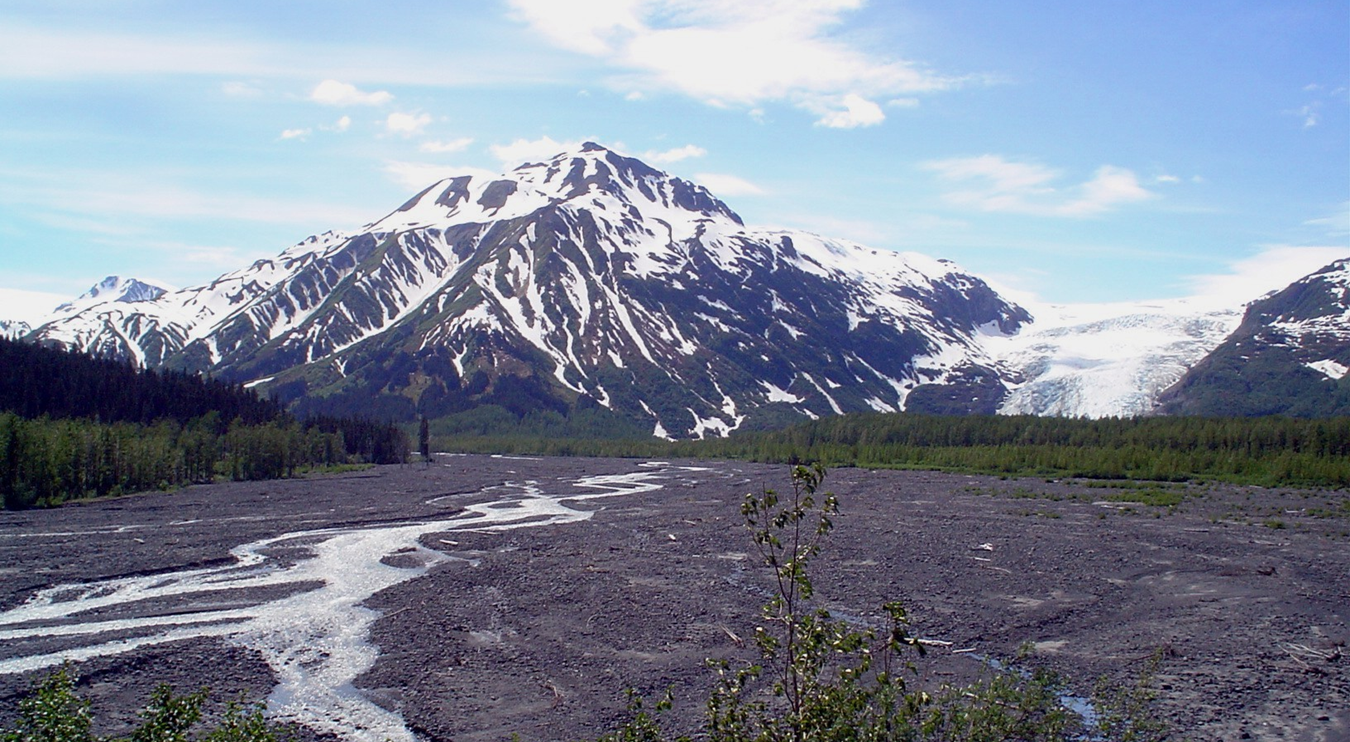 <p><span>Braided river deposits from meltwater (downstream)</span></p>