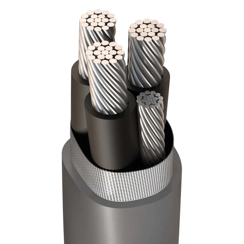<p>Single or multi-conductor assembly used primarily for service wiring.</p>