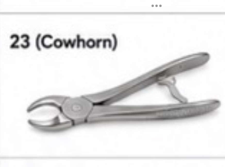 <p>23 (Cowhorn) Forceps</p>