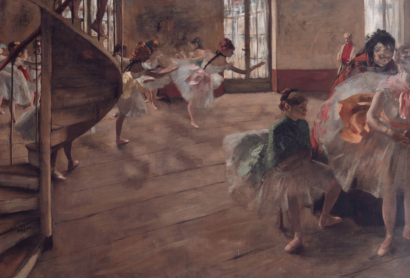 <p>The Rehearsal, Edgar Degas</p>