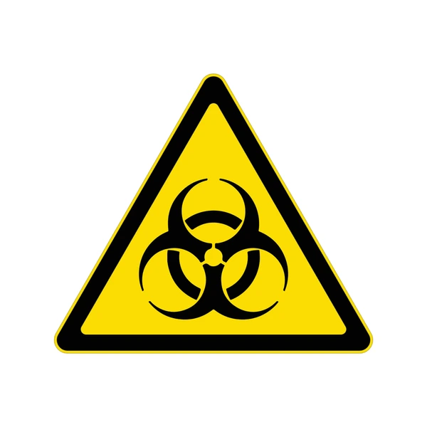 <p>A patient notices this symbol on a container in the room and asks what it means. The phlebotomist should tell the patient the symbol means</p><p>A. isolation precautions required.</p><p>B. radiation in use.</p><p>C. biohazard material present.</p><p>D. emergency eye wash station.A. isolation precautions required.</p>