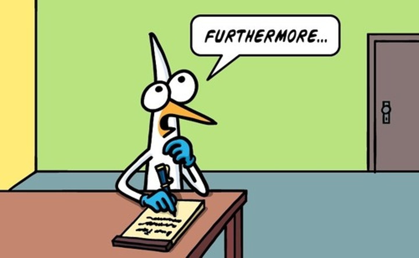 <p>besides, furthermore</p>
