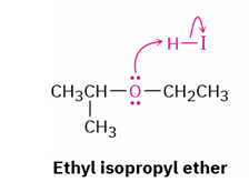 <p>acid cleavage of primary or secondary groups substituted ethers</p><ul><li><p>reagent</p></li><li><p>product</p></li><li><p>mechanism</p></li></ul><p></p>