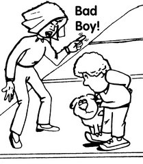 <p>to criticize harshly</p><p>Jimmy's mother __________ him for tracking mud on their new living room carpet.</p>