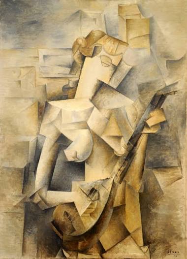 <p>Lady with Mandolin, 1910</p>