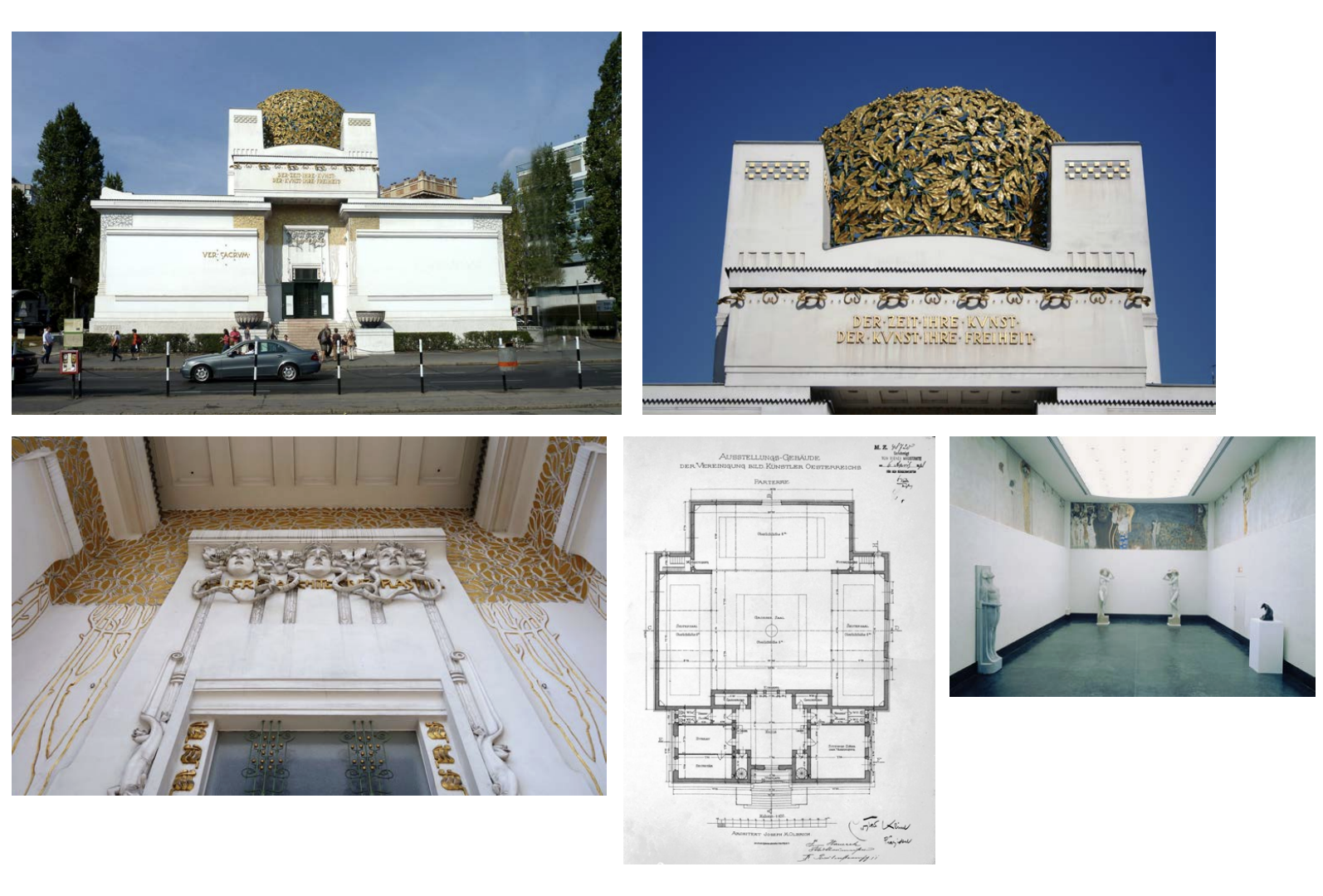<p>9) Joseph Maria Olbrich, Secession House, Vienna, Austria, 1898</p>
