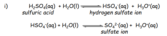 <p><span>compounds containing two replaceable hydrogen atoms (protons) per molecule, which dissociate in two steps to produce two hydronium ions (H<sup>+</sup>) in aqueous solution</span></p>