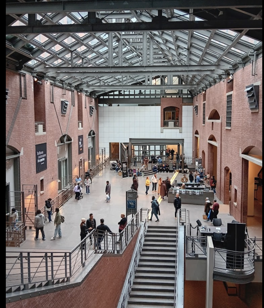 <p>Washington, US Holocaust Memorial Museum, 1990-1995, arch.: J. I. Freed, I.M.Pei</p><ol><li><p><span><strong>Symbolic Architecture:</strong> Freed, who was born in Germany, visited numerous concentration camp sites and ghettos in Europe to study structures and materials for inspiration, resulting in a design that consciously rejects a neutral or traditional museum feel.</span></p></li><li><p><span><strong>Architectural Philosophy:</strong> The structure is described as an "institution of memory," utilizing cold materials like brick, steel, and glass to create an imposing, uncomfortable, and disorienting experience.</span></p></li><li><p><span><strong>Symbolism in Design:</strong> Elements such as the Hall of Witness (reminiscent of detention centers) and the Hall of Remembrance (a hexagonal, reflective space) are designed to evoke contemplation and the personal experience of the Holocaust</span></p></li></ol><p></p>