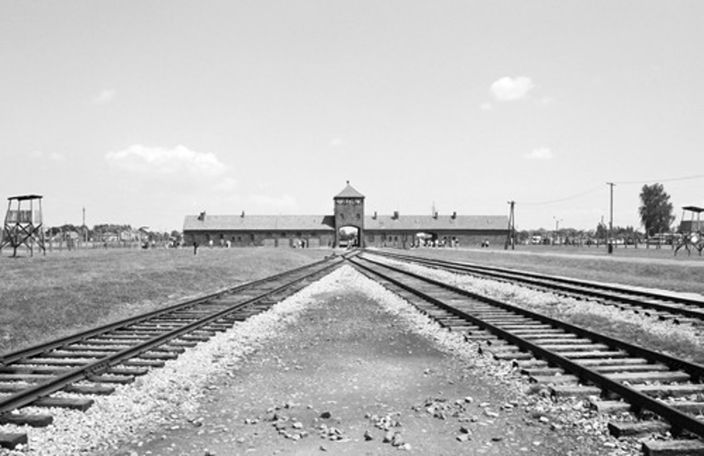 <p>camps used under the rule of Hitler in Nazi Germany for the purpose of killing prisoners immediately.</p>