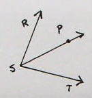 <p>If P is in the interior of <RST, then m<RSP + m<PST = m<RST</p>