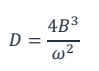 <p>D is always positive, therefore energy level spacing decreases.</p>