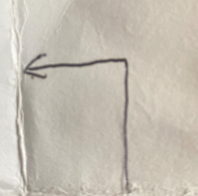 <p>10 yds to the left </p>