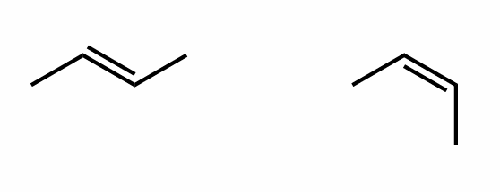 <p>Find the stereochemical relationship between these molecules (hint: alkenes)</p>