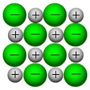 <p>A compound that consists of positive and negative ions</p>