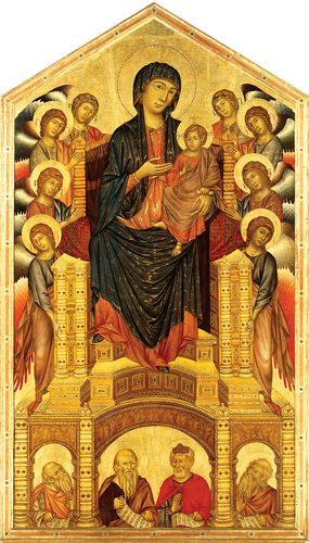 <ul><li><p>Located in the Uffizi Chapel </p></li></ul><p></p>