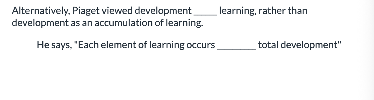 <ol><li><p>is derived from, prior to </p></li><li><p>explains, as a function of </p></li></ol><p></p>