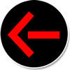 <p>A red arrow indicates that you may turn after you come to a complete stop and look both ways for traffic and pedestrians. (T/F)</p>