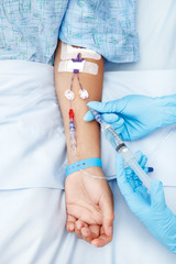 <p>intravenous push</p>