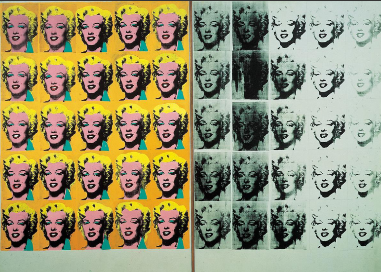 <p>Andy Warhol, Marilyn Diptych, 1962</p>