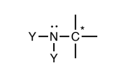<p>Nitrogen atoms singly-bonded to a combination of hydrogens and</p><p>sp3 carbons. The attached carbons may not be attached to any atom types other than carbon and hydrogen.</p>