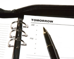 <p>See you tomorrow. / Until tomorrow.</p>