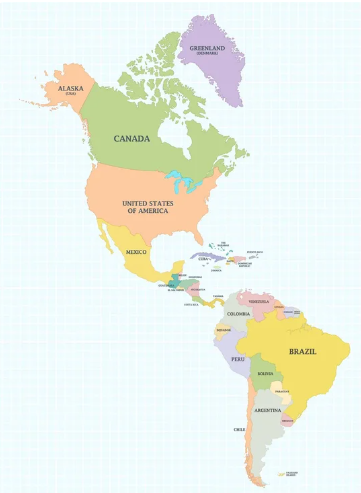 <p>Americas / America</p>