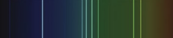 Line emission spectrum of copper