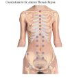 <p>anterior superior surface of the iliac crest at the midaxillary line</p>