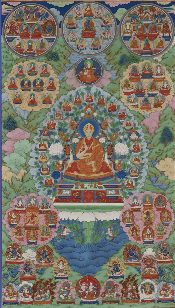 <p>Qianlong Emperor as Manjushri-Chakravartin</p>