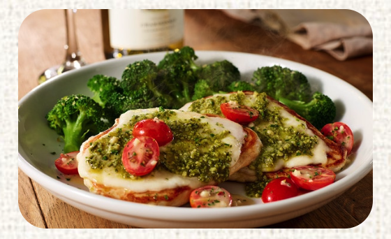 <p>Grilled Chicken Margherita</p>