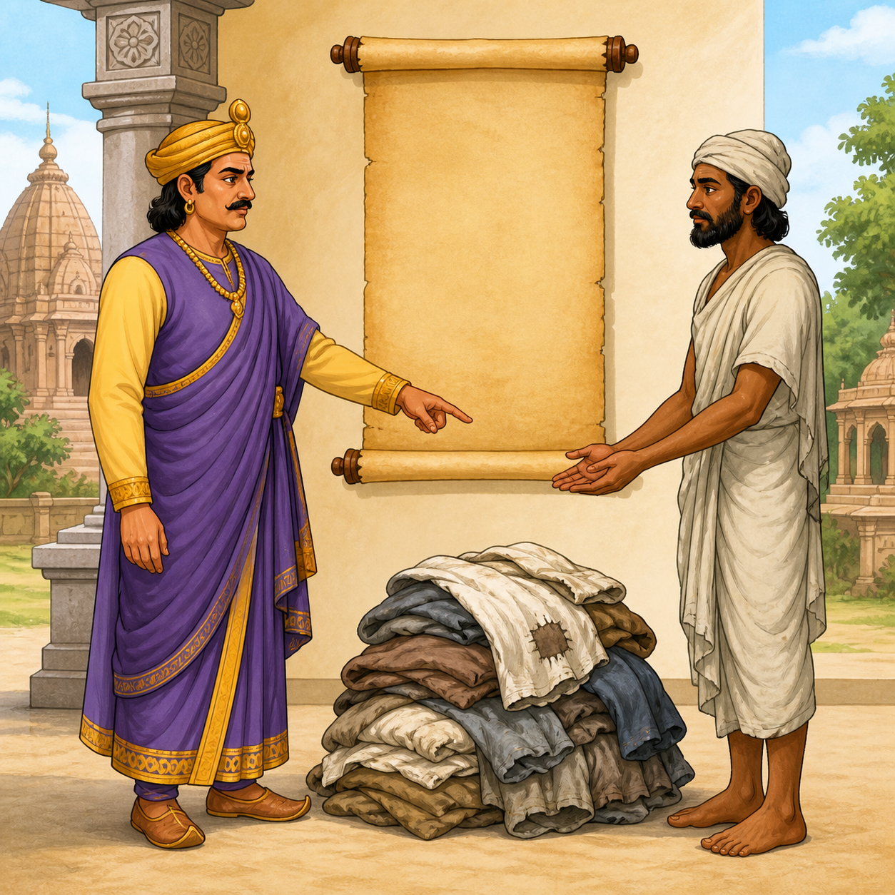 <p>Garments of the dead</p>