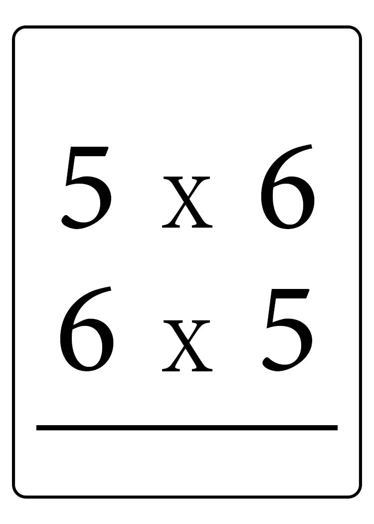<p>5×6 or 6×5 = ?</p>