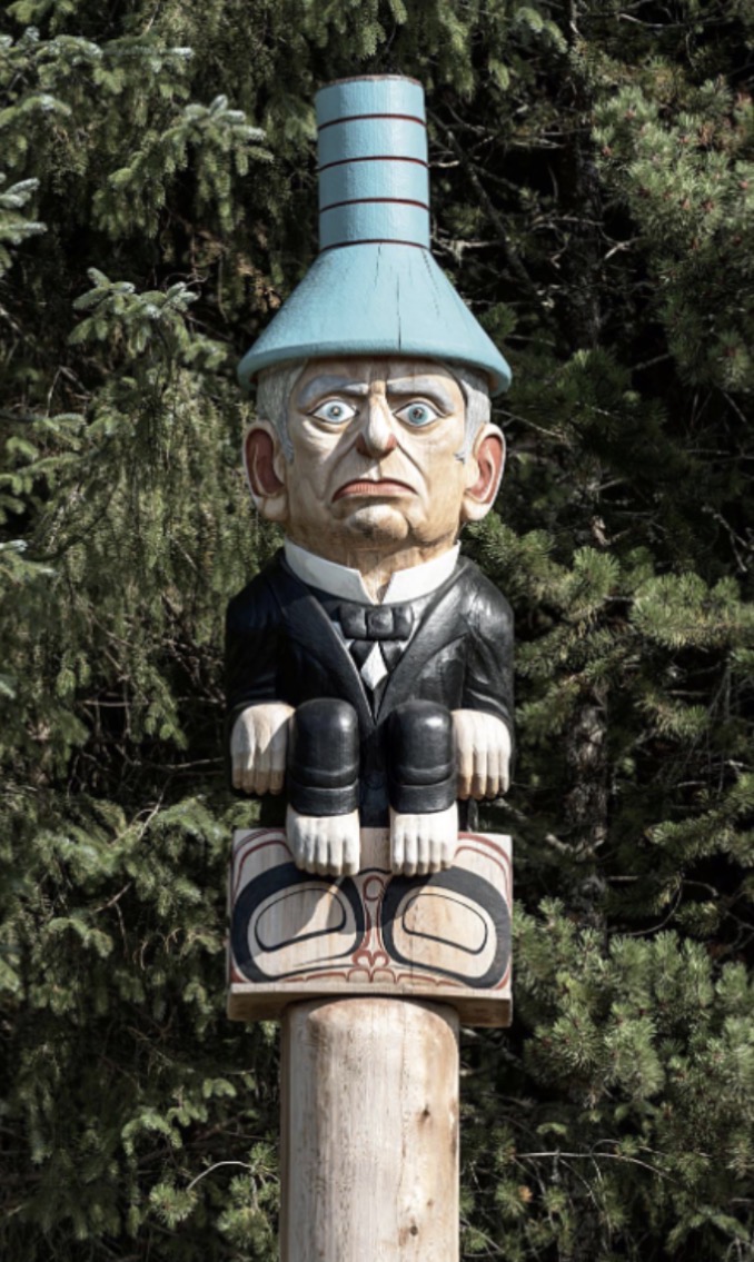 <p>Seward Shame Pole</p>