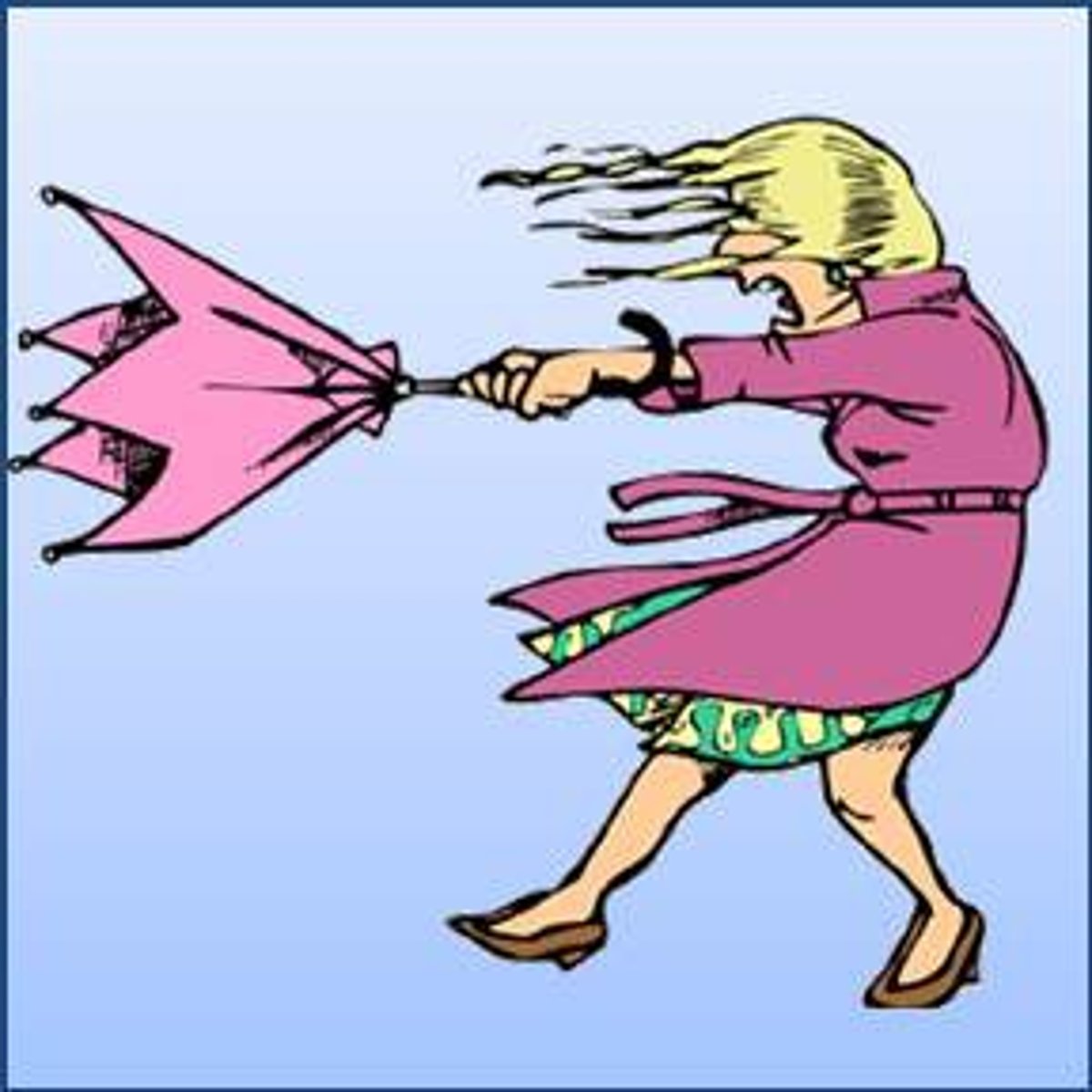 <p>It's windy</p>