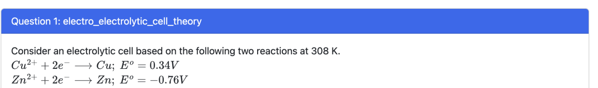 <p>the concentration of zn2+ ions will decrease during the course of the reaction</p>