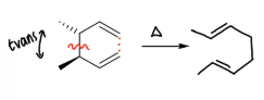 <p>How can a Cope rearrangement be drawn to display good overlap?</p>