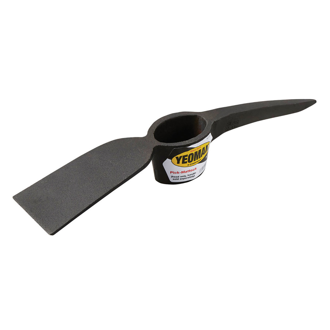 <p><span style="color: rgb(255, 255, 255);">Dual-ended digging tool with one sharp pointed end and one blade, designed for breaking hardpan and excavating very hard soil in construction and landscaping tasks.</span></p>