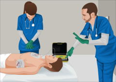 <p>Check for Pulse</p><p>Clear the patient</p>