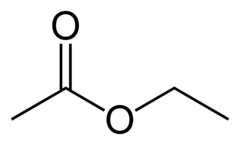 <p>picture is ethyl acetate</p>