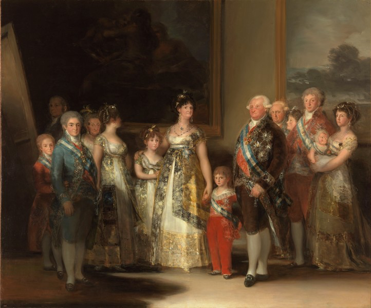 <p>Francisco de Goya: La familia de Carlos IV (Charles IV and his Family) </p>
