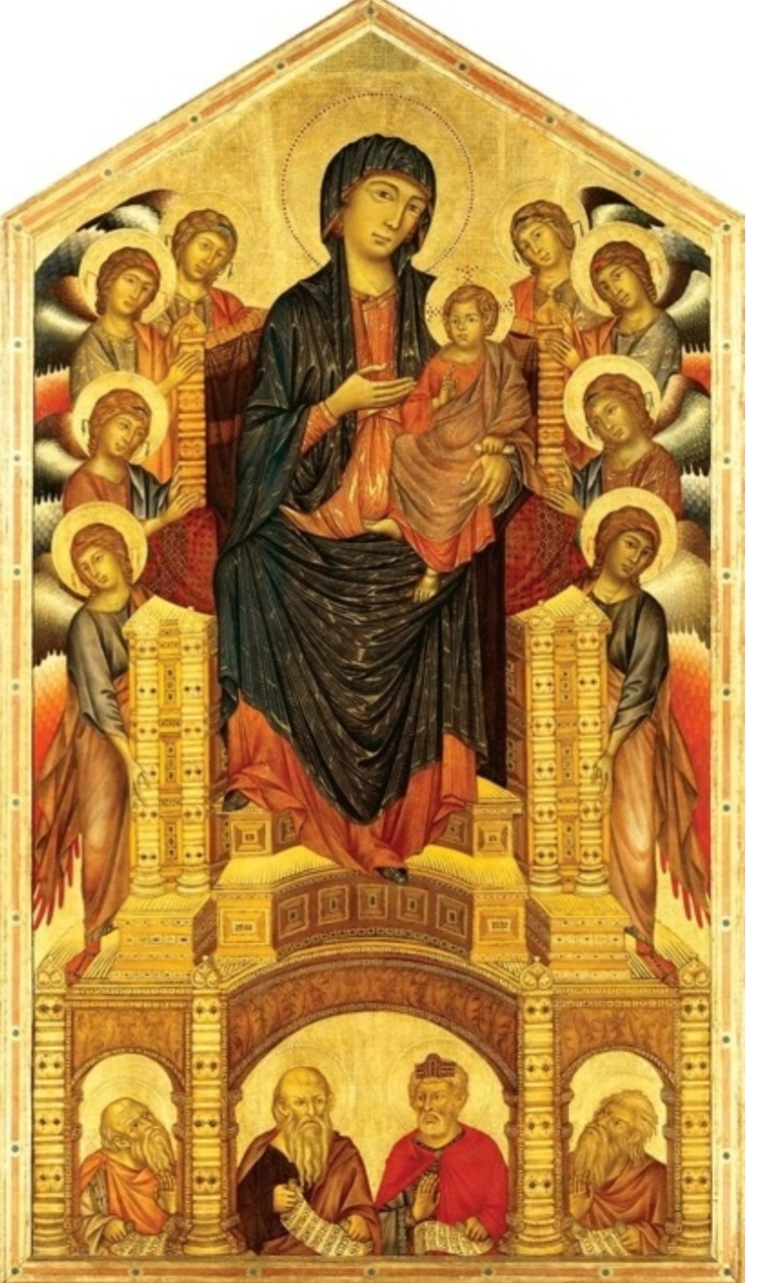 <p>Madonna Enthroned with Angels and Prophets</p>