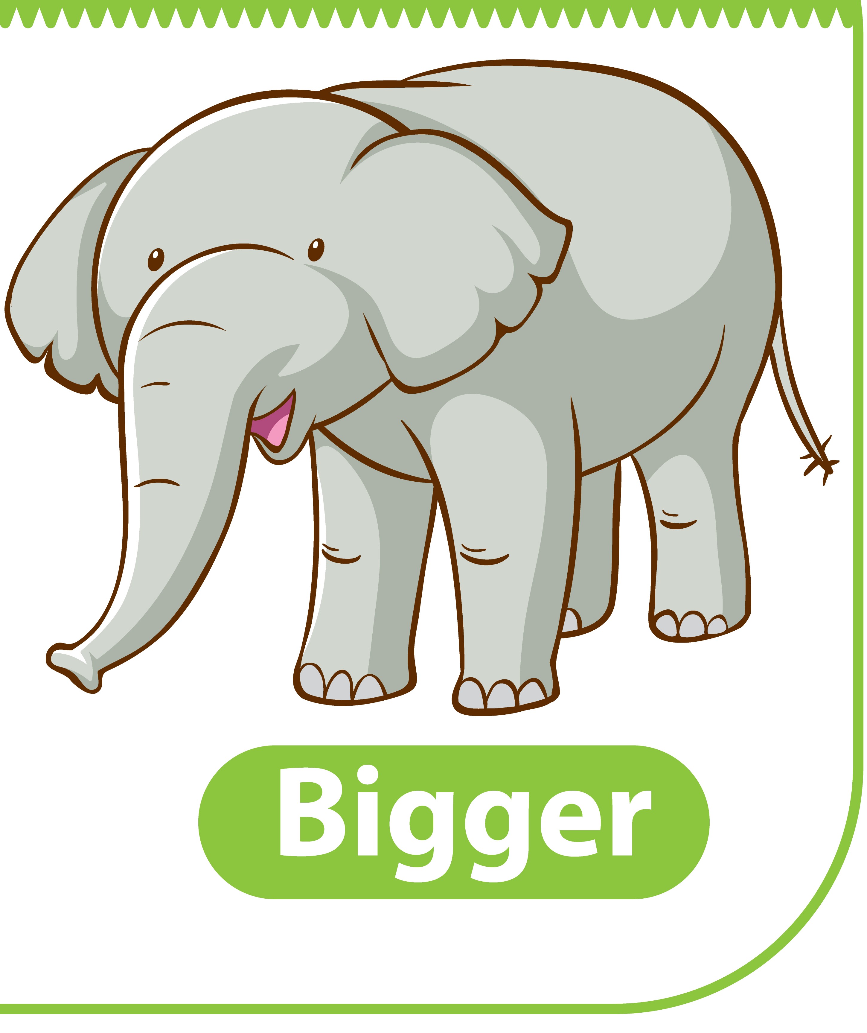 <p>Bigger</p>