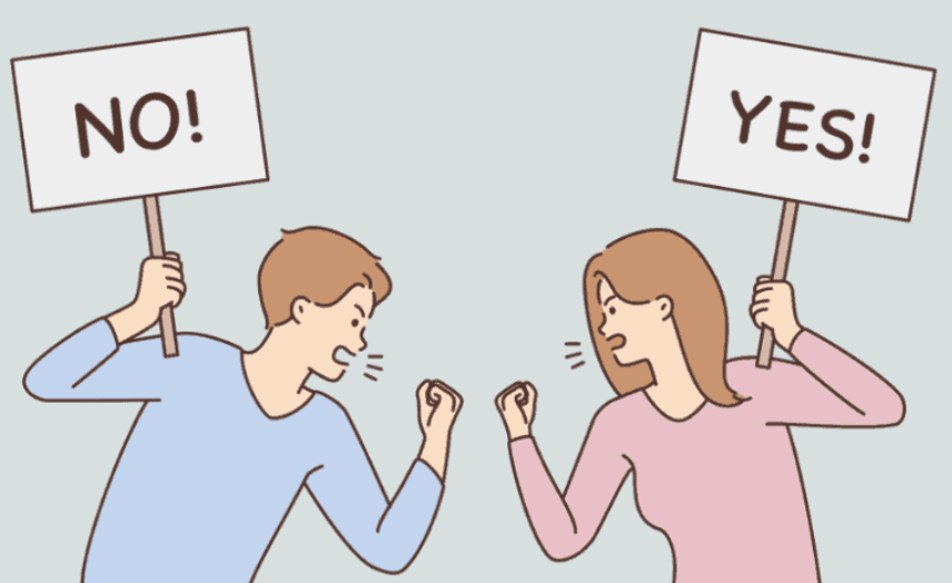 <p><span style="line-height: inherit;"></span>disapproving</p><p><span style="line-height: inherit;">a person who likes arguing or often starts arguing</span></p><p></p><p><span> </span>"Alina is so ___________ — she never agrees with what I say."</p>