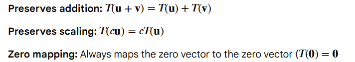 <p>scalar multiplication, summations of all.</p><p> Things that DONT apply (sin(t), rank(t), det(t))</p>